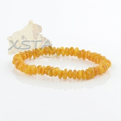 Amber natural beads bracelet - adults